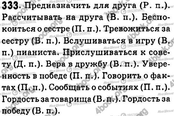 ГДЗ Російська мова 7 клас сторінка 33
